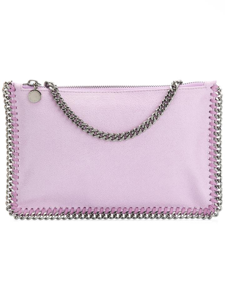 Stella Mccartney Falabella Clutch Bag - Pink & Purple