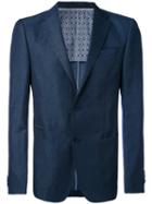 Z Zegna - Single Breasted Blazer - Men - Cotton/linen/flax/cupro/wool - 48, Blue, Cotton/linen/flax/cupro/wool