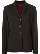 Romeo Gigli Pre-owned Pinstriped Blazer - Black