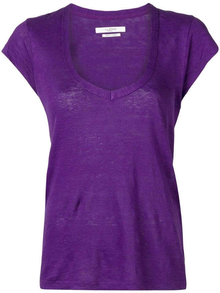 Isabel Marant Étoile V-neck T-shirt - Purple