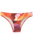 Lygia & Nanny - Printed Bikini Bottoms - Women - Polyamide - 42, Orange, Polyamide