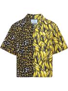 Prada Double Match Cotton Shirt - Yellow