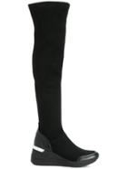 Michael Michael Kors Stretch Sneaker Boots - Black