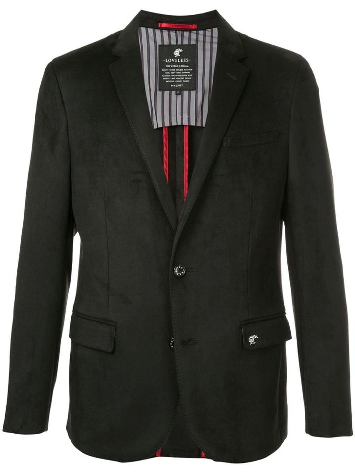 Loveless Textured Blazer - Black