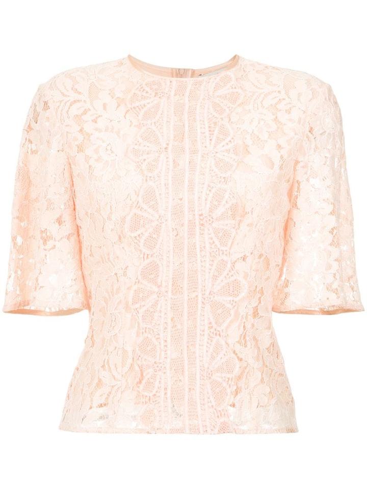 Martha Medeiros Madeleine Lace Blouse - Pink