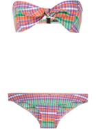Lisa Marie Fernandez 'madras' Bikini - Pink & Purple