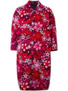 Comme Des Garçons Floral Print Coat