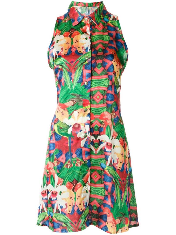 Blue Man Printed Dress, Women's, Size: G, Lyocell