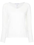 Fabiana Filippi V-neck Sweater - White