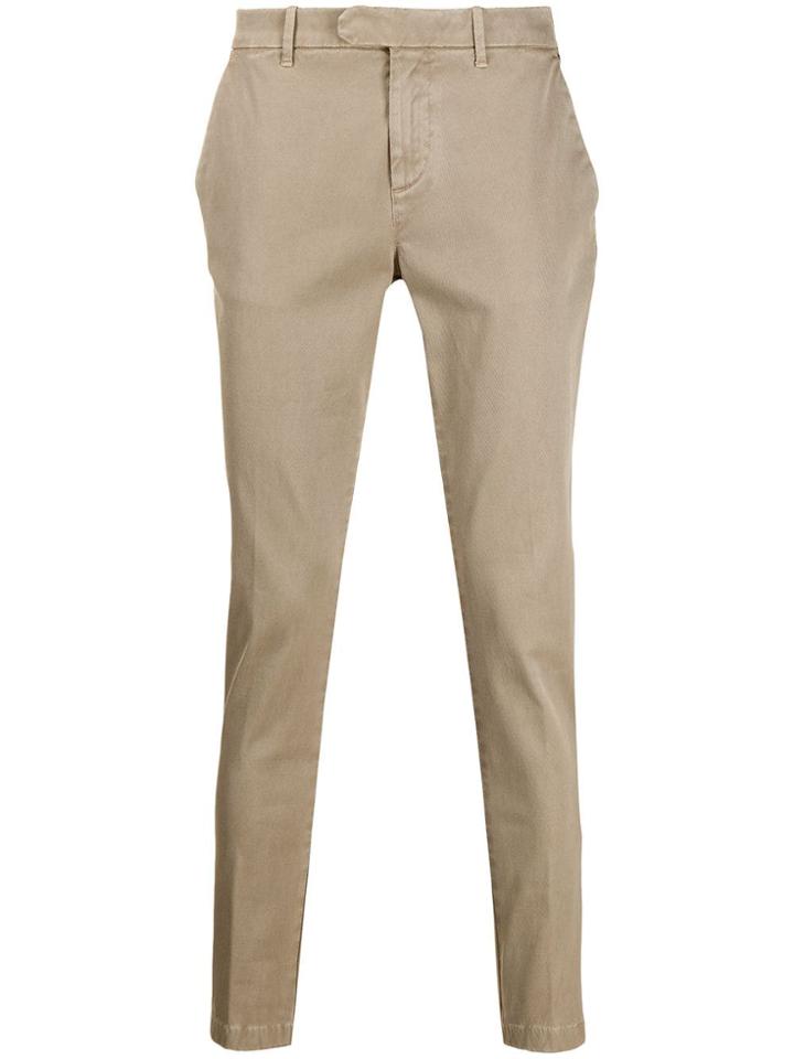 Eleventy Classic Slim-fit Chinoswaistab - Neutrals