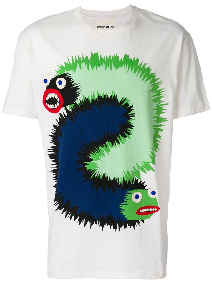 Henrik Vibskov Wing Wang Monster T-shirt - White