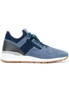 Tod's Perforated Detail Sneakers - Blue