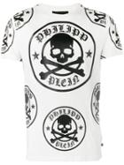 Philipp Plein - Plum T-shirt - Men - Cotton - L, White, Cotton