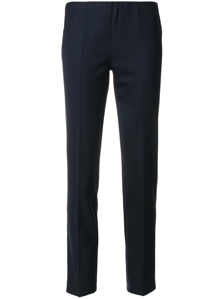 P.a.r.o.s.h. - Slim Fit Pants - Women - Spandex/elastane/virgin Wool - M, Blue, Spandex/elastane/virgin Wool