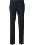 P.a.r.o.s.h. - Slim Fit Pants - Women - Spandex/elastane/virgin Wool - M, Blue, Spandex/elastane/virgin Wool