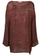 Mes Demoiselles Striped Top - Brown