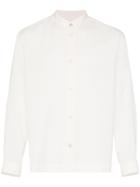 Issey Miyake Double Layer Cotton Shirt - White