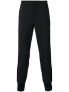 Neil Barrett Tapered Suit Trousers, Men's, Size: 50, Blue, Polyester/virgin Wool/spandex/elastane/cotton