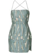Manning Cartell Altered Carbon Mini Dress - Blue