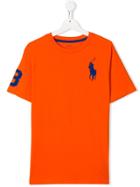 Ralph Lauren Kids Teen Embroidered Logo T-shirt - Orange