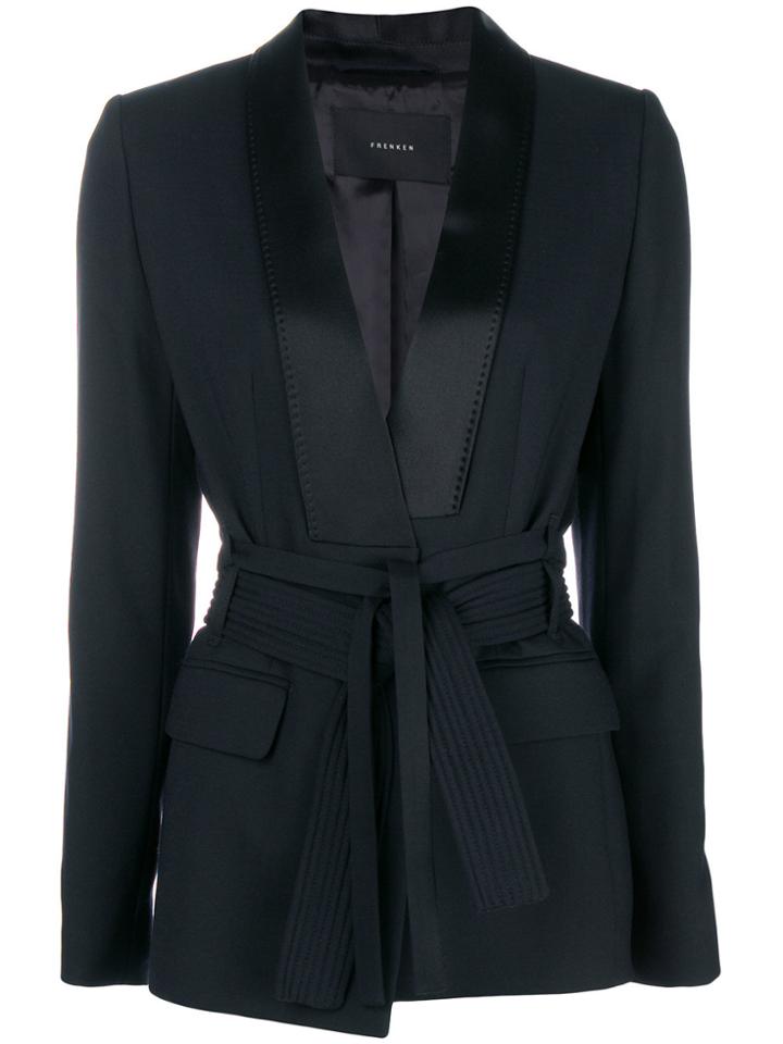 Frenken Fitted Tux Jacket - Blue