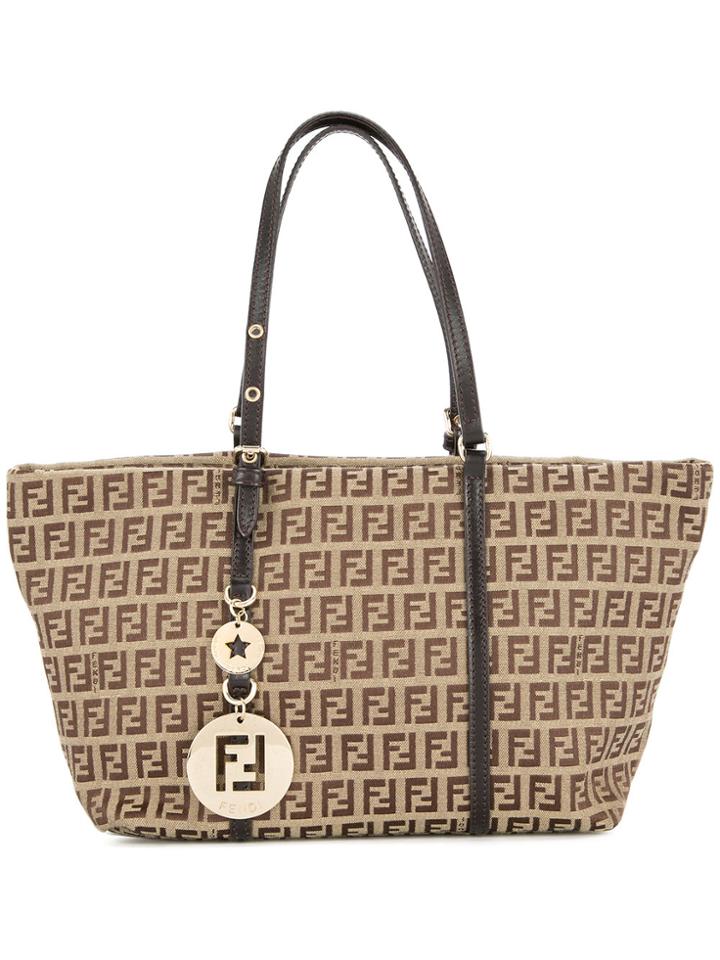 Fendi Vintage Zucchino Tote Bag - Nude & Neutrals