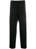 Jil Sander Straight Cropped Trousers - Blue