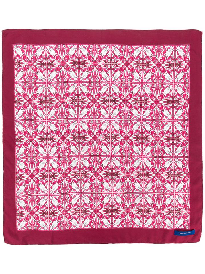 Capricode Printed Scarf - Red