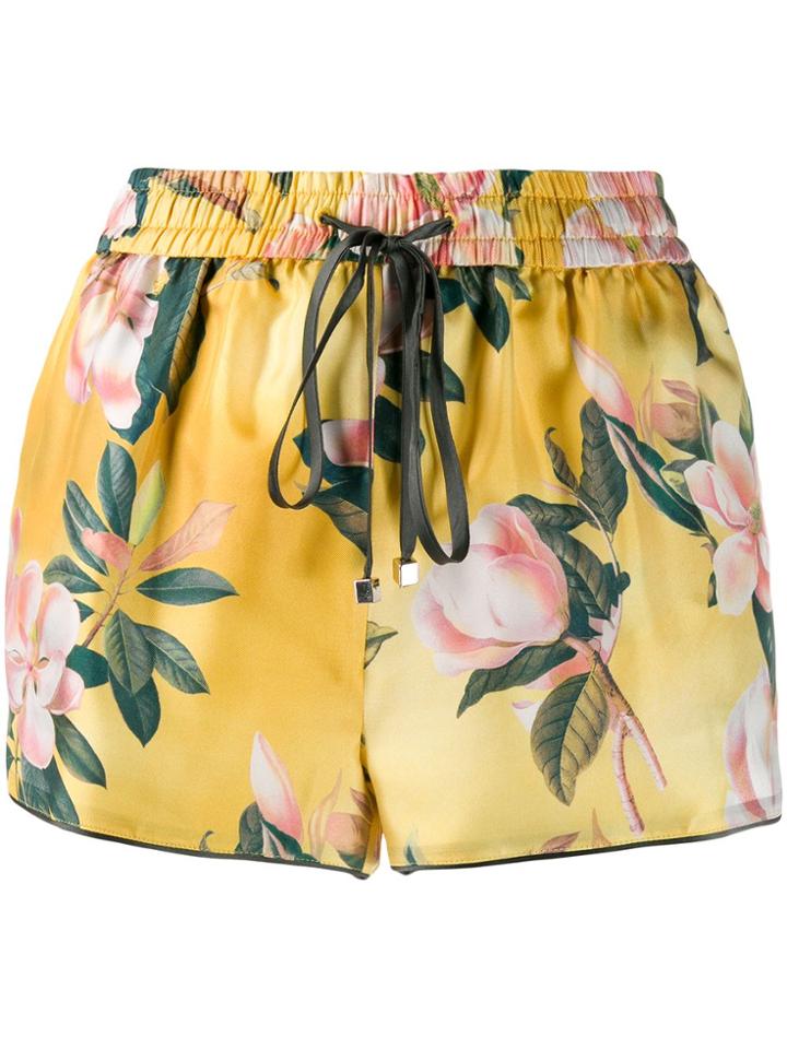 F.r.s For Restless Sleepers Floral Print Shorts - Yellow