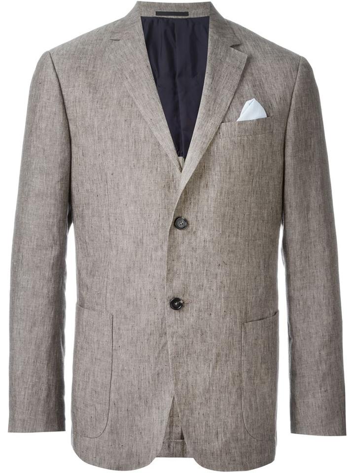 Z Zegna Two Button Woven Blazer