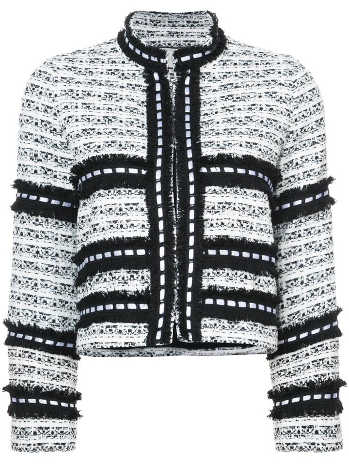 Alexis Federikka Tweed Jacket - White