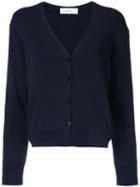 Le Ciel Bleu - Button Sleeve Cardigan - Women - Polyester/rayon - 36, Black, Polyester/rayon