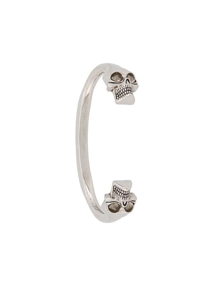 Alexander Mcqueen Skulls Bracelet - Metallic