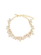 Oscar De La Renta Faux-pearl Embellished Necklace - Metallic