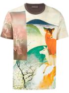 Etro Landscape Print T-shirt, Men's, Size: Large, Cotton