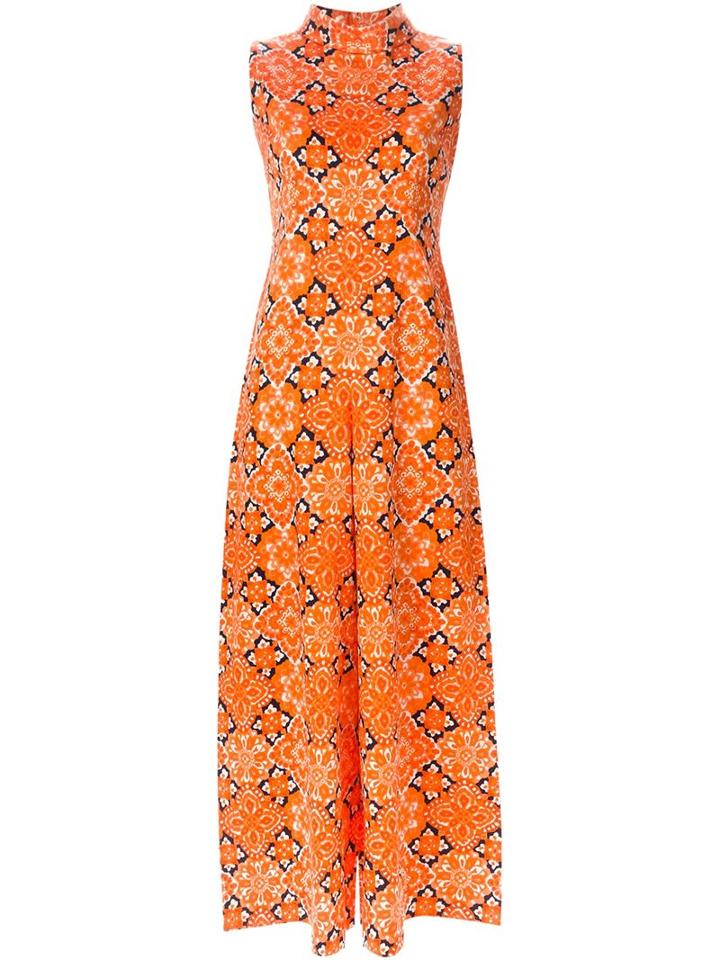 Givenchy Vintage Flower Print Jumpsuit