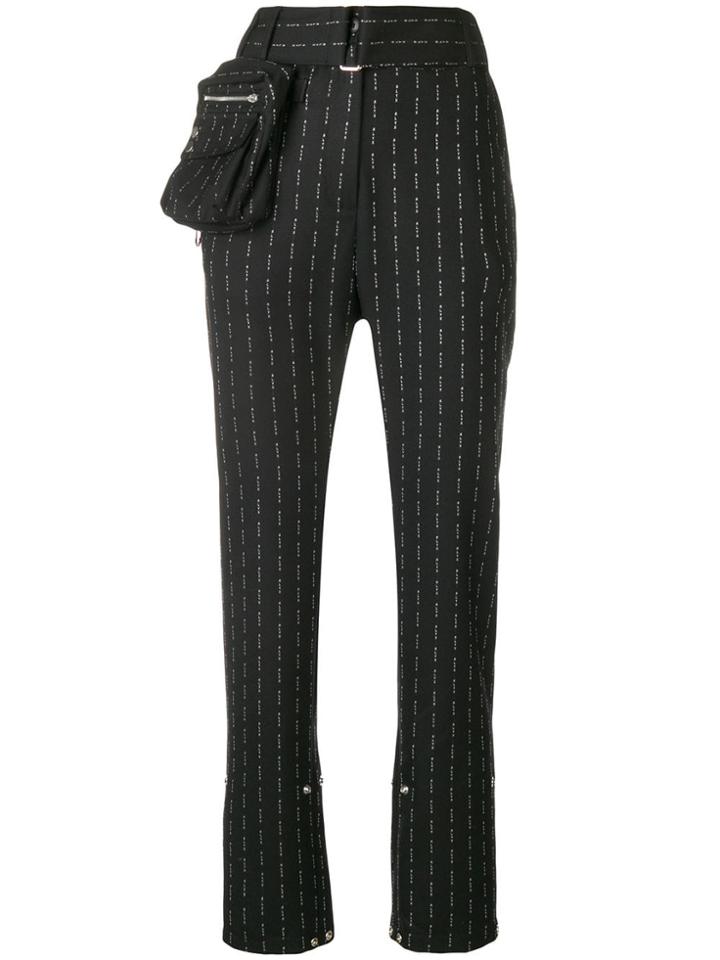 Alix High-waisted Trousers - Black