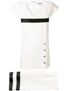 Chanel Pre-owned 1980's Blouse & Skirt Set - White