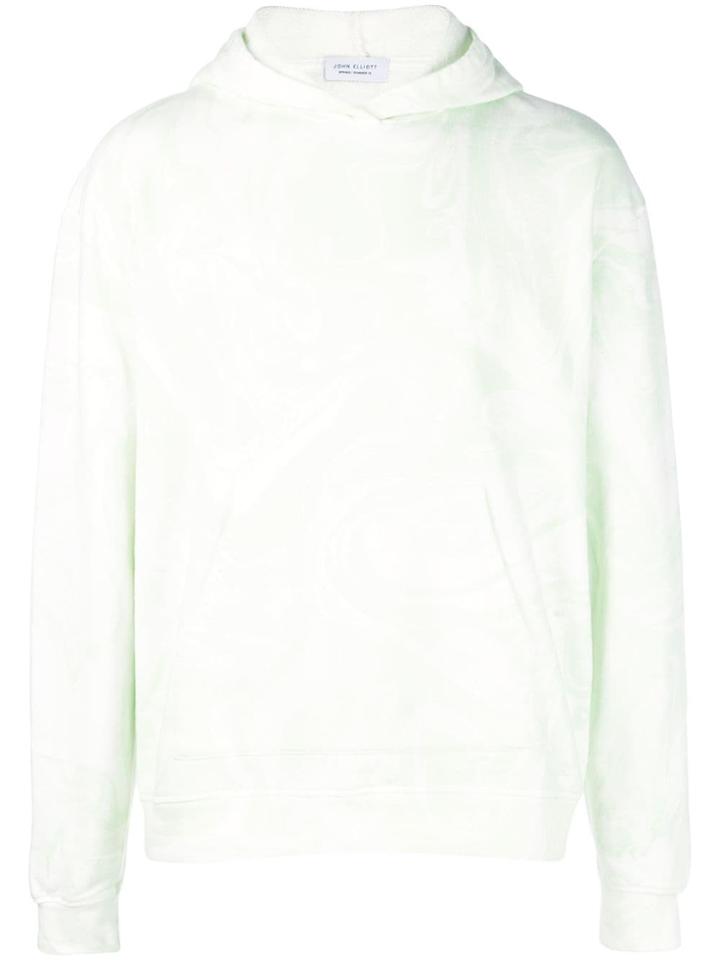 John Elliott Marble Dye Hoodie - Green