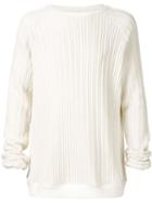Judson Harmon 'lane' Sweater, Men's, Size: Xl, White, Acrylic/viscose/cotton