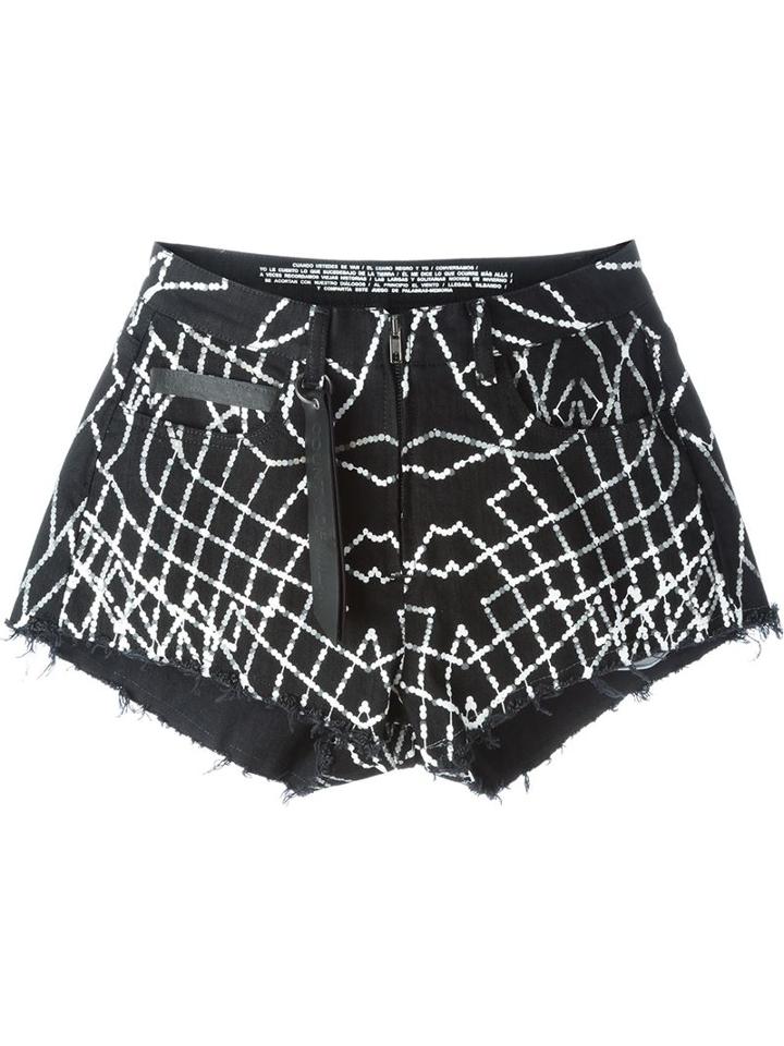 Marcelo Burlon County Of Milan 'torreon' Denim Shorts