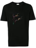 Saint Laurent Animal Print T-shirt - Black