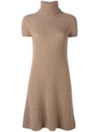 Loro Piana - Regent Knitted Dress - Women - Cashmere - 42, Nude/neutrals, Cashmere