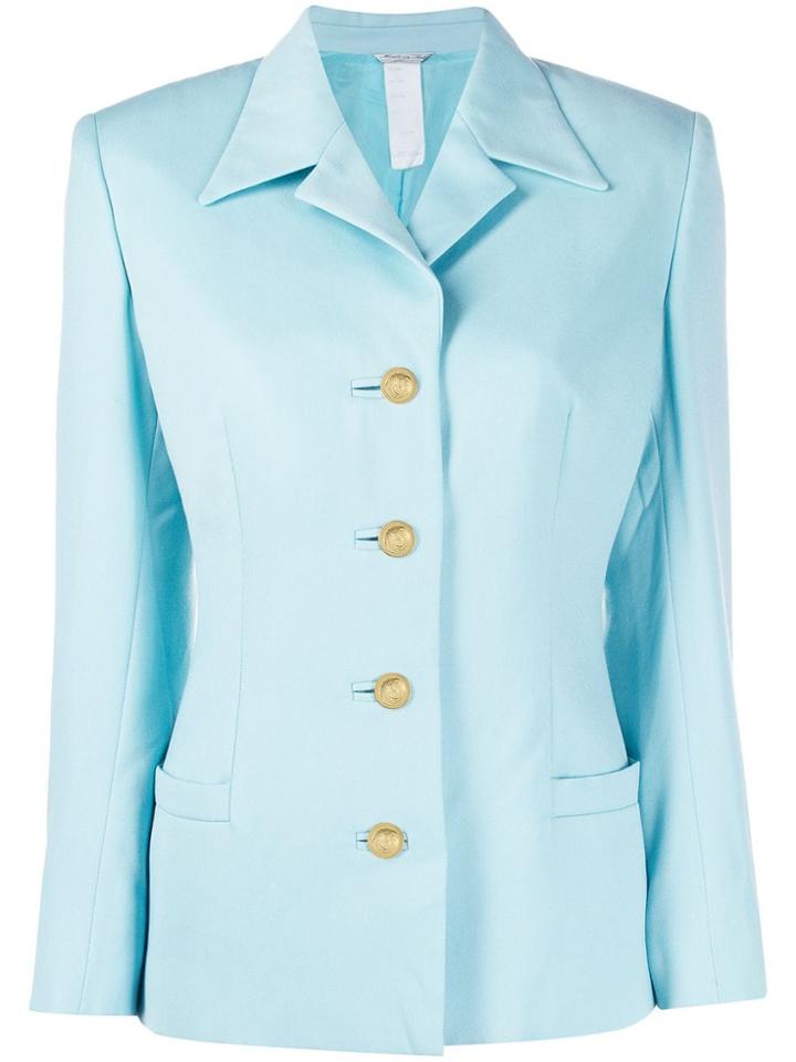 Versace Pre-owned 1980's Tailored Jacket - Blue
