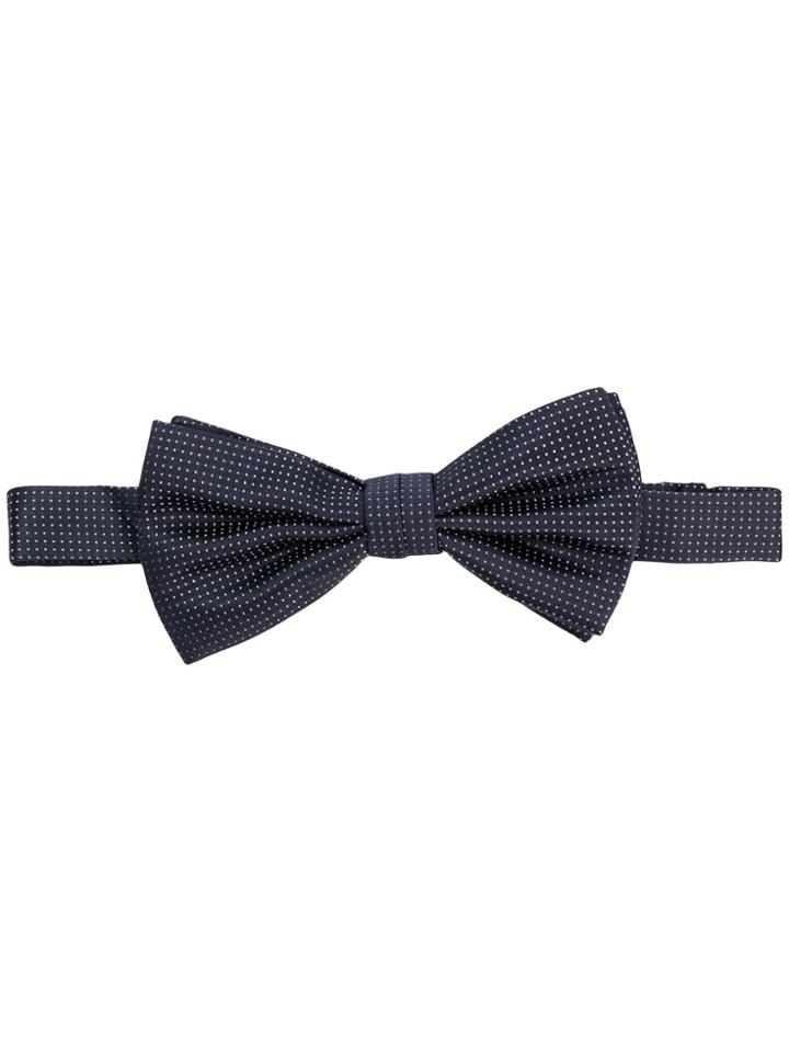 Canali Plain Bow Tie - Blue