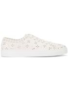 Simone Rocha Floral Laser-cut Sneakers - Nude & Neutrals