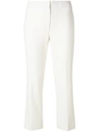Theory Tailored Crop Trousers - Nude & Neutrals