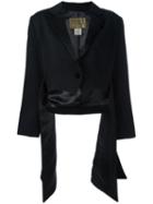 Kenzo Pre-owned Side Draped Jacket - Black