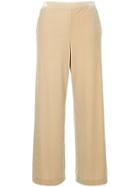 Cityshop Cropped Trousers - Brown