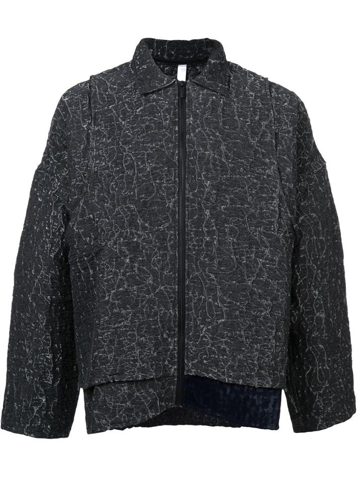 Cottweiler Textured Shirt Jacket - Grey